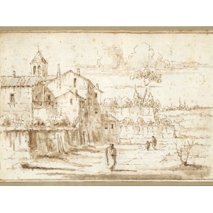 Giacomo Guardi, Venezia 1764 - 1835 Venezia, attribuito, Venezia