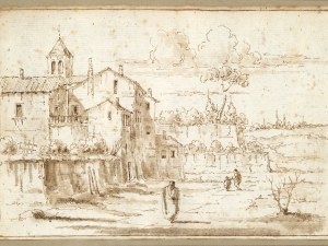 Giacomo Guardi, Venedig 1764 - 1835 Venedig, zugeschrieben, Venedig