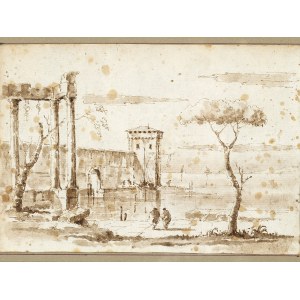 Giacomo Guardi, Venezia 1764 - 1835 Venezia, attribuito, Venezia