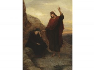 Ignaz Schönbrunner, Wien 1835 - 1900 Wien, Der auferstandene Christus