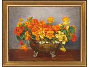 Unknown painter, Still life with flowers