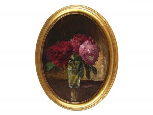 Unbekannter Maler, Stilleben mit Blumen