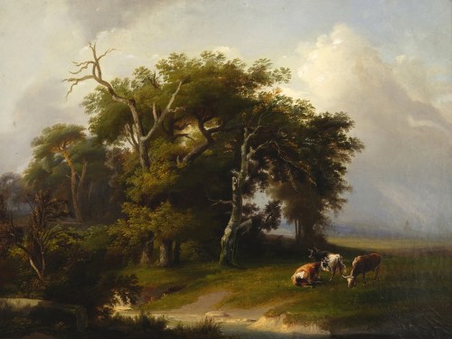 Franz Barbarini, Znojmo 1804 - 1873 Vienna, attributed, Pastoral Landscape