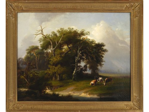Franz Barbarini, Znojmo 1804 - 1873 Vienna, attributed, Pastoral Landscape