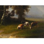 Franz Barbarini, Znojmo 1804 - 1873 Viedeň, atribút, Pastierska krajina