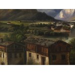 Jakob Canciani, Villach 1820 - 1891, attributed, View of Villach