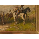 Alfred Friedländer, Vídeň 1860 - 1933 Vídeň, Dva jezdci na koních