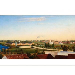 Peintre inconnu, Vue sur une ville, école germano-néerlandaise