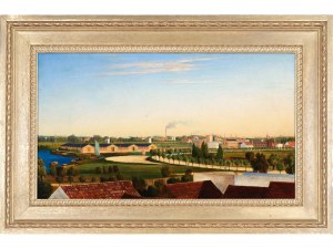Unknown painter, View over a city, German-Dutch school