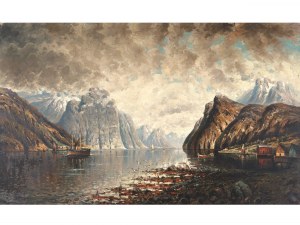 Karl Kaufmann, Neuplachowitz 1843 - 1905 Vienne, attribué, paysage marin