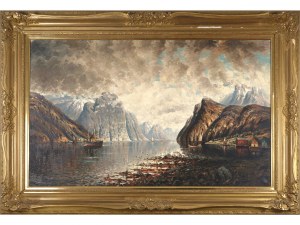 Karl Kaufmann, Neuplachowitz 1843 - 1905 Vienne, attribué, paysage marin