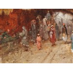 Painter of Orientalism, Oriental street scene