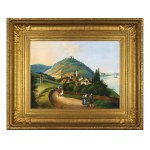 Unknown painter, View of the Kahlenberg village