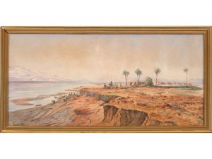 Nieznany malarz, XIX wiek, orientalny pejzaż