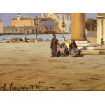 Alceste Campriani, Terni 1848 - 1933 Lucca, St Mark's Square in Venice
