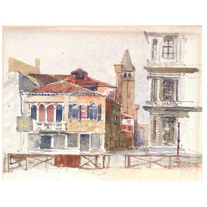 Marie Egner, Bad Radkersburg 1850 - 1940 Wien, Blick auf Venedig