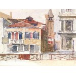 Marie Egner, Bad Radkersburg 1850 - 1940 Vienna, Veduta di Venezia