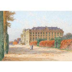 Gustav Benesch, actif à Vienne vers 1900, jardins du château de Schönbrunn