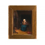 Unknown painter, Old woman in parlour