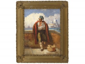 Benátsky umelec, 19. storočie, Pred Punta della Dogana