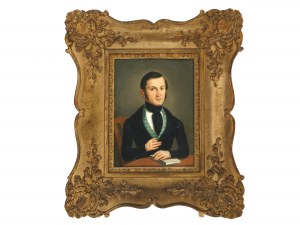 Biedermeierliches Porträt eines jungen Mannes