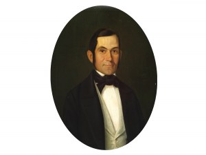 Portret dżentelmena, połowa XIX wieku