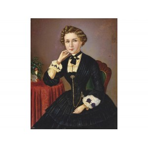 Portrét dámy, polovina 19. století