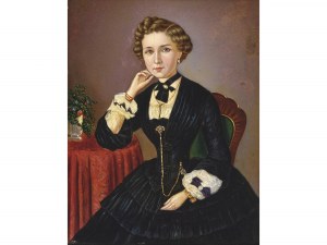 Porträt einer Dame, Mitte 19. Jahrhundert