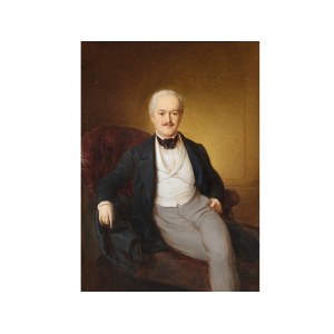 Neznámý malíř, portrét šlechtice, polovina 19. století