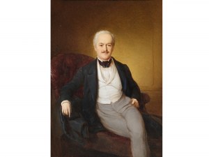 Peintre inconnu, portrait d'un noble, milieu du 19e siècle