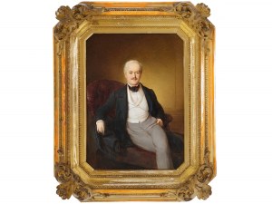 Neznámý malíř, portrét šlechtice, polovina 19. století