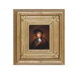 Unknown master after Rembrandt van Rijn, late 19th century, Self-portrait as a youth