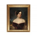 Robert Theer, Johannisberg 1808 - 1863 Vienne, Portrait d'une jeune femme