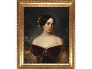 Robert Theer, Johannisberg 1808 - 1863 Wien, Bildnis einer jungen Dame