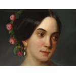 Robert Theer, Johannisberg 1808 - 1863 Wien, Bildnis einer jungen Dame