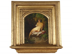 Nieznany malarz, Kąpiąca się kobieta