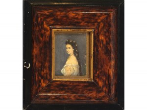 Sisi, Portrait of Empress Elisabeth, Portrait miniature