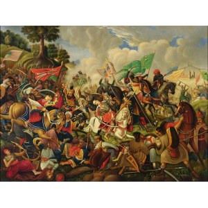 Unbekannter Maler, Schlacht der Magyaren gegen die Türken