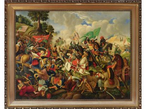 Unknown painter, Battle of the Magyars against the Turks