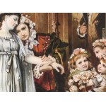 Sánor Liezen-Mayer o Alexander von Liezen-Mayer, Raab 1839 - 1898 Monaco, attribuito, La consegna della sposa