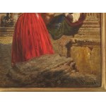 Franz Alt, Vienne 1821 - 1914 Vienne, attribué, Deux femmes romaines