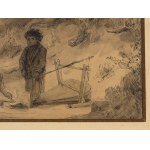 Jan Nowopacký, Nechanice 1821 - 1908 Slavětín, Deti v lese