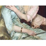 Giovanni Costa, Itálie, 1826 - 1903, Blondýna a bruneta