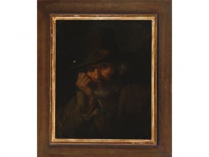 Portrét pána v štýle Josefa Morodera, okolo roku 1900