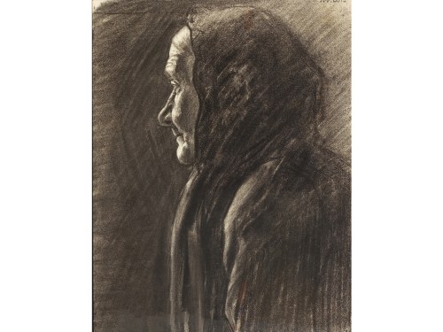 Wilhelm List, Vienna 1864 - 1918 Vienna, Portrait study