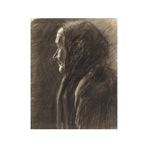 Wilhelm List, Vienne 1864 - 1918 Vienne, Étude de portrait