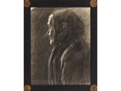 Wilhelm List, Vienna 1864 - 1918 Vienna, Portrait study