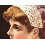 Neznámy maliar, Portrét dievčaťa, okolo roku 1900