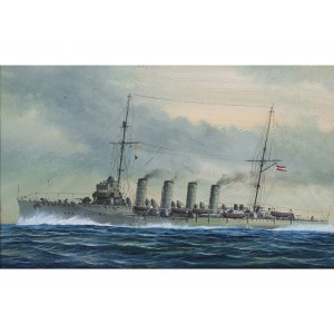 Österreichischer Marinemaler, Marine, um 1900/20