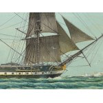 Marinemaler, Fregatte Venus, um 1900/20